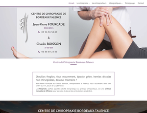 Jean-Pierre Fourcade  Talence, Chiropraxie