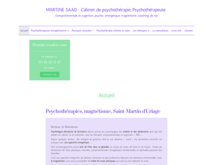 Martine Saad Pierrefeu-du-Var, Psychothérapie