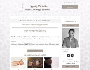 Tiffany Pivoteau Montigny-le-Bretonneux, Ostéopathie