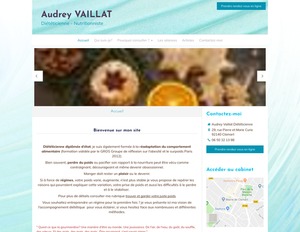 Audrey Vaillat Clamart, Diététique et nutrition