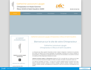 Catherine Lacouture Lajugie Saint-Gaudens, Chiropraxie