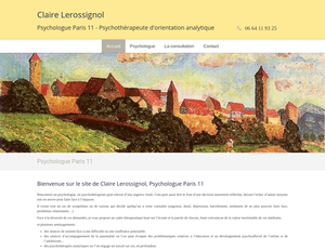 Claire Lerossignol Paris 11, Psychologie