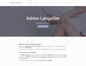 Adrien Langellier Pontoise, Ostéopathie