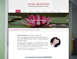 Aurélie BERNARDI Lourdes, Psychothérapie