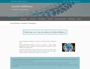 Jerome Matthews Châteaugiron, Ostéopathie