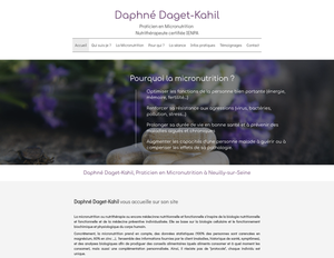 Daphné Daget-Kahil Neuilly-sur-Seine, Diététique et nutrition