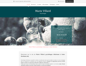 Marie Villard Saint-Herblain, Psychologie, Psychologie, Psychothérapie