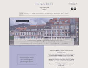 Charlotte Huet  Lille, Psychologie