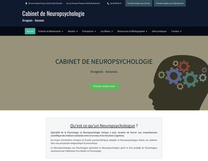 Cabinet de Neuropsychologie Saint-Nicolas, Psychothérapie