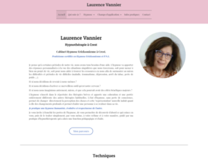 Laurence Vannier Crest, Hypnose