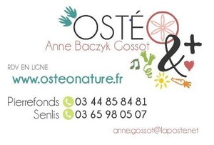 Anne Baczyk-Gossot Pierrefonds, Ostéopathie