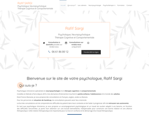 Rafif Sargi Paris 16, Psychologie