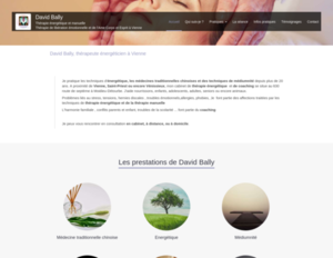 David Bally Moidieu-Détourbe, Techniques énergétiques, Géobiologie, Reiki, Naturopathie, Somatothérapie, Massage bien-être