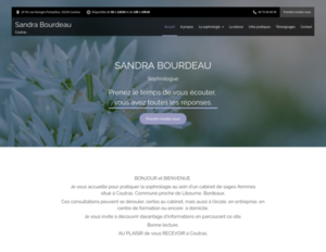 Sandra Bourdeau Coutras, Sophrologie