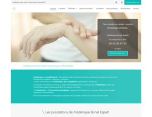 Frédérique  Bunel Espelt Montpellier, Kinésiologie