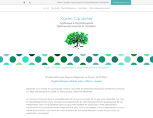 Karen Candelier Montpellier, Psychologie, Psychologie, Psychothérapie