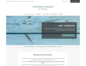 Dorothée Leboeuf Sainte-Marguerite-sur-Mer, Art-thérapie