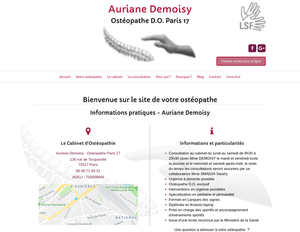 Auriane Demoisy Paris 17, Ostéopathie