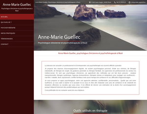Anne-Marie Guellec Rezé, Psychologie
