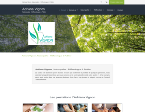 Adriana Vignon Publier, Naturopathie, Réflexologie, Massage bien-être