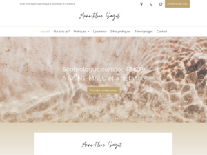 Anne-Flore Sagot Saint-Malo, Sophrologie