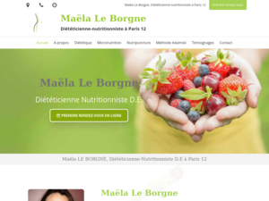 Maëla Le Borgne Paris 12, Diététique et nutrition