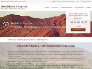 Bénédicte Charron Mont-Saint-Aignan, Psychologie, Psychothérapie