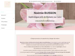 Noémie BUISSON Châteauneuf-sur-Isère, Sophrologie, Massage bien-être