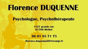 Florence Duquenne Miribel, Psychologie