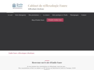 Cabinet de réflexologie Faure La Lande-de-Fronsac, Réflexologie