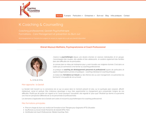 K Coaching & Counselling Paris 6, Psychothérapie