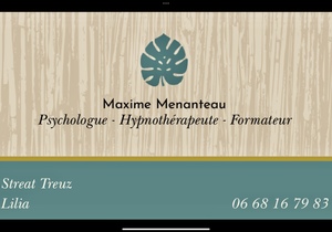 Maxime Menanteau Plouguerneau, Psychologie, Hypnose