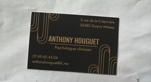 Anthony Houguet  Guipry, Psychologie