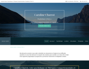 Caroline Charrot Paris 13, Psychologie