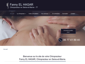 Fanny El Hagar Bussy-Saint-Georges, Chiropraxie