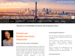 Elisabeth Jean-Charles Paris 8, Chiropraxie