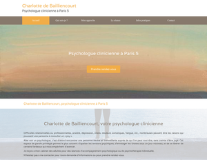 Charlotte de Bailliencourt Paris 5, Psychologie