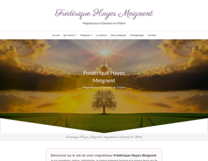 Frédérique Hayes Meignent Gometz-le-Châtel, Magnétisme