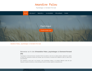 Amandine Palou Clermont-Ferrand, Psychologie