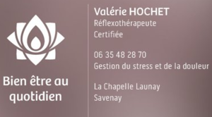 Valérie Hochet Prinquiau, Réflexologie, Massage bien-être