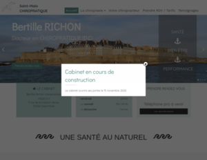 Bertille Richon chiropracteur Saint-Malo, Chiropraxie