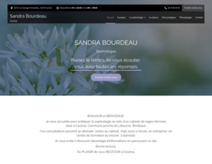 Sandra Bourdeau Guîtres, Sophrologie