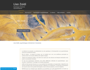 Lisa Zaidi Suresnes, Psychologie, Psychothérapie