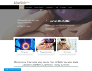 Johan Rochette chiropracteur Suresnes, Chiropraxie, Chiropraxie