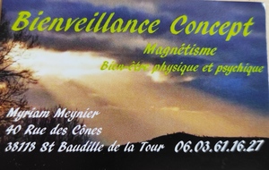 Bienveillance Concept Saint-Baudille-de-la-Tour, Magnétisme