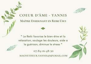 Cœur d'âme  - yannis Angers, Reiki, Reiki, Magnétisme