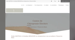 Centre de chiropraxie Elochiro Thonon-les-Bains, Chiropraxie