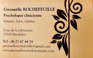 Gwenaelle Rochefeuille Mordelles, Psychologie