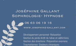 Joséphine Gallant  Maisons-Alfort, Hypnose, Sophrologie