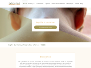 Sophie Curutchet chiropracteur Tarnos, Chiropraxie, Hypnose